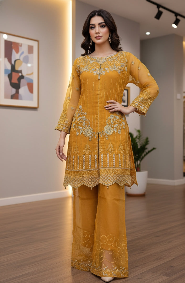 Timeless mustard elegance — now on SALE ✨